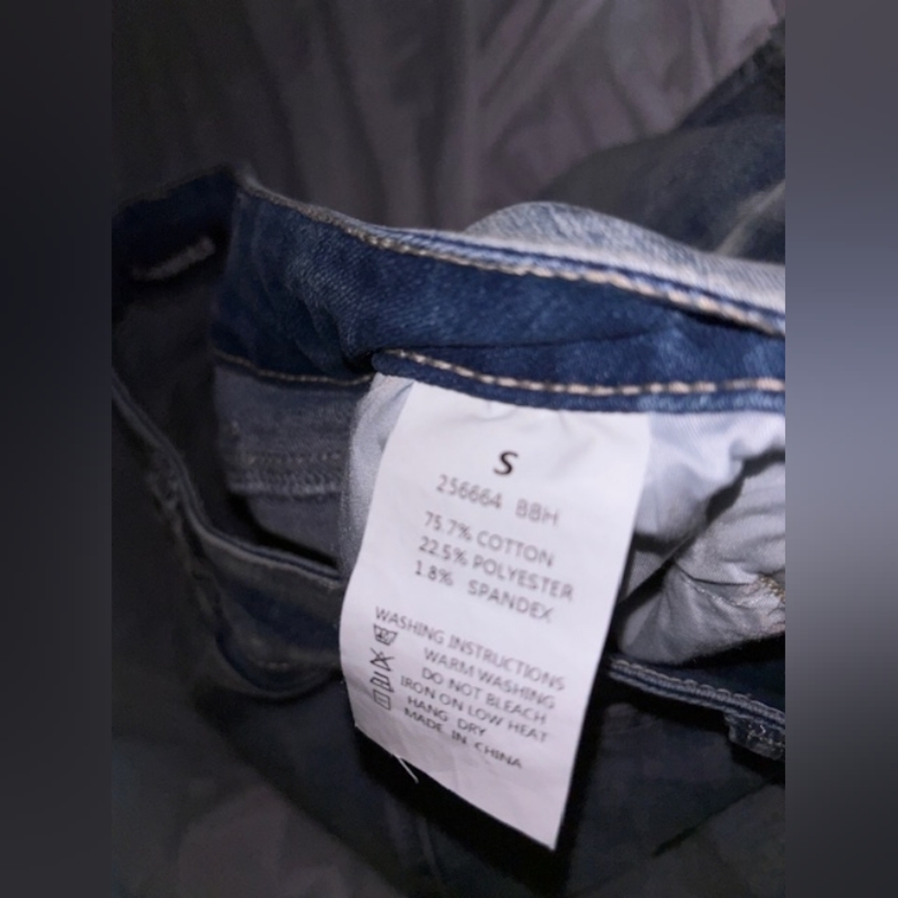 Women’s Light Blue Embroidered Boyfriend Jeans - Floral Detail - Picture 2 of 5